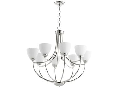 Quorum Enclave 8-Light Polished Nickel Chandelier QM6059862