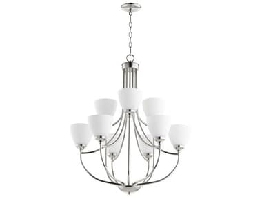 Quorum Enclave 9-Light Polished Nickel Chandelier QM6059962