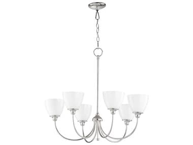 Quorum Celeste 6-Light Polished Nickel Chandelier QM6109662