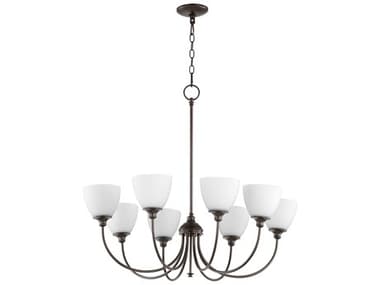 Quorum Celeste 8-Light Oiled Bronze Chandelier QM6109886