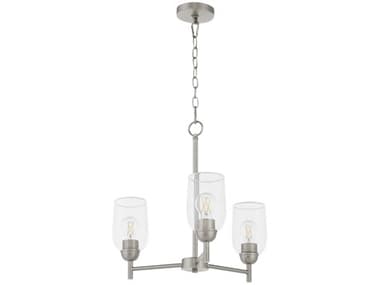 Quorum Wallinger 3-Light Satin Nickel Chandelier QM6112365