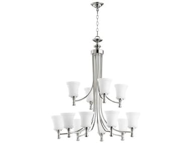 Quorum Rossington 12-Light Polished Nickel Chandelier QM61221262