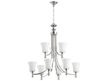 Quorum Rossington 9-Light Polished Nickel Chandelier QM61229162