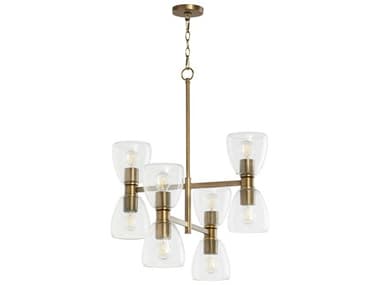 Quorum Relo 8-Light Dark Brass Chandelier QM615881