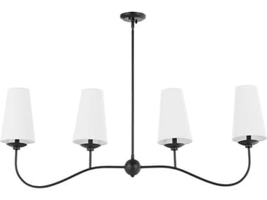 Quorum Euphora 4-Light Matte Black Island Pendant QM616459