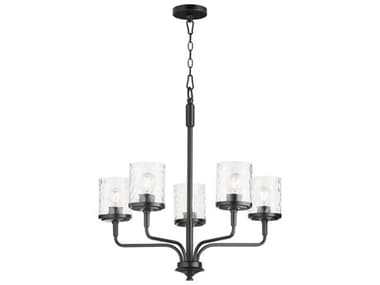 Quorum Starky 5-Light Matte Black Chandelier QM617559