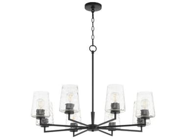 Quorum Goodwin 8-Light Matte Black Chandelier QM6204859