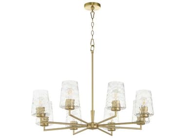 Quorum Goodwin 8-Light Aged Brass Chandelier QM6204880