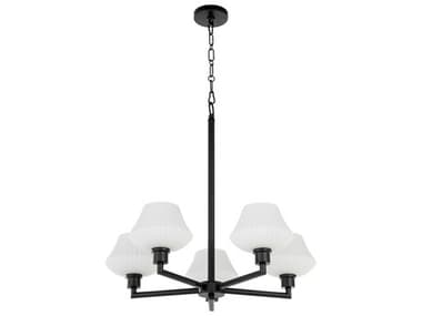 Quorum Cassini 5-Light Matte Black Chandelier QM6221559