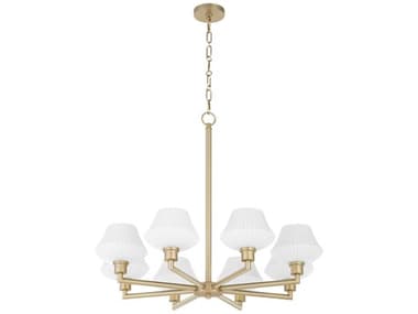 Quorum Cassini 8-Light Aged Brass Chandelier QM6221880