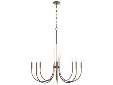 Quorum Summit 8-Light Dark Brass Candelabra Chandelier QM6223881