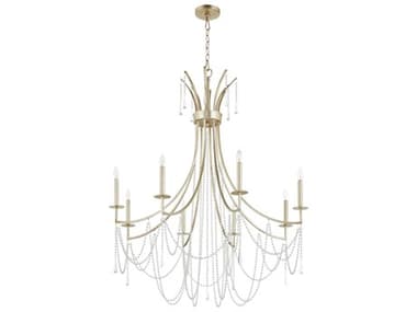 Quorum Malin 8-Light Antique Silver Candelabra Chandelier QM628860