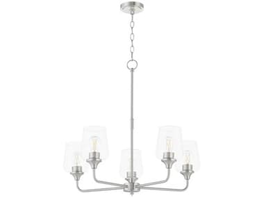 Quorum Raymond 5-Light Satin Nickel Chandelier QM6313565