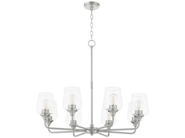 Quorum Raymond 8-Light Satin Nickel Chandelier QM6313865