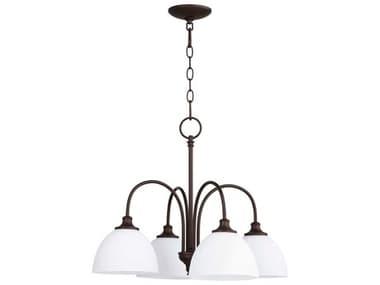 Quorum Celeste 4-Light Oiled Bronze Chandelier QM6409486