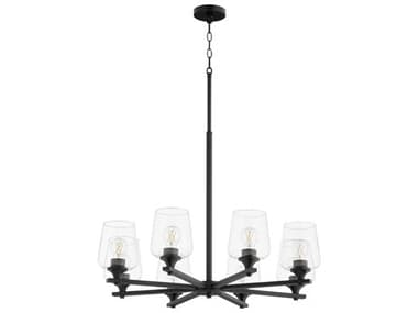 Quorum Veno 8-Light Matte Black Chandelier QM658859