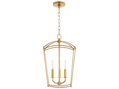 Quorum Mantle 3-Light Gold Leaf Mini Pendant QM6812374