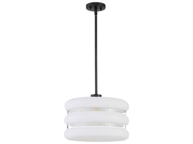 Quorum Gillis 1-Light Matte Black Pendant QM80659