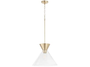 Quorum Beldar 1-Light Aged Brass Pendant QM8119280