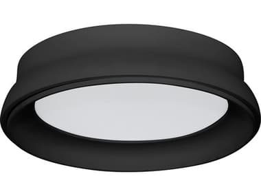 Quorum Legend Matte Black Flush Mount QM820185959
