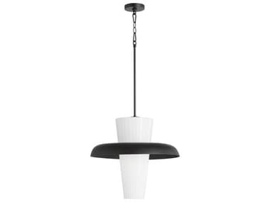 Quorum Mallory 1-Light Matte Black Pendant QM82272059