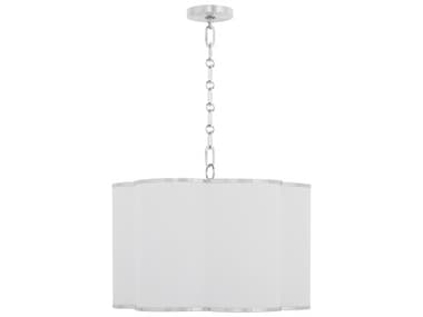 Quorum Belinder 4-Light Chrome Drum Pendant QM8228414