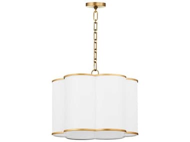 Quorum Belinder 4-Light Brass Pendant QM8228447