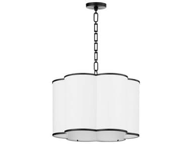 Quorum Belinder 4-Light Matte Black Pendant QM8228459