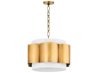 Quorum Belinder 4-Light Brass Pendant QM8229447