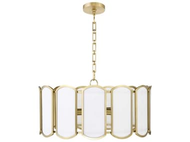 Quorum Belleview 5-Light Aged Brass Pendant QM824580