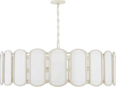 Quorum Belleview 8-Light Washed Oak Off White Pendant QM824852