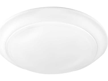 Quorum 9" 1-Light Studio White LED Bowl Flush Mount QM905108