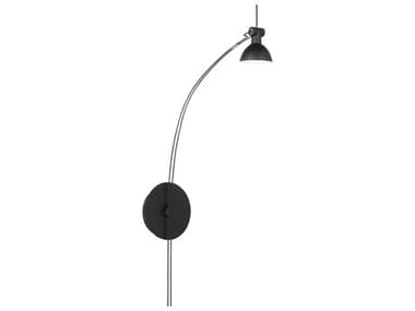 Quorum Ricardo 1-Light Matte Black Swing Wall Sconce QM94359