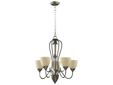 Quorum Powell 5-Light Mystic Silver Traditional Chandelier QMIBS265