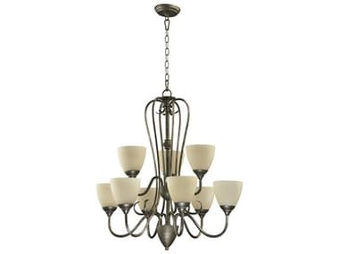 Quorum Powell 9-Light Mystic Silver Traditional Chandelier QMIBS266