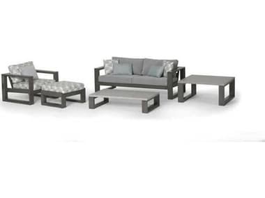 Ratana Elements Aluminum Cushion Lounge Set RANELEMENTSLOUNGESET12