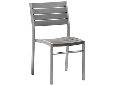 Ratana New Mirage Silver Aluminum Faux Teak Dining Chair RANFN42911GRO