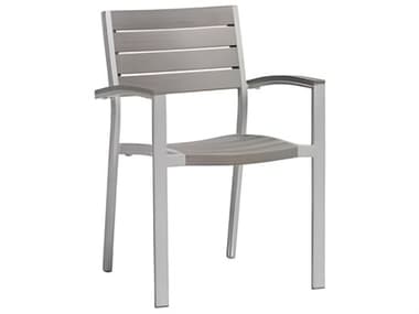 Ratana New Mirage Silver Aluminum Faux Teak Dining Chair RANFN42912GRO