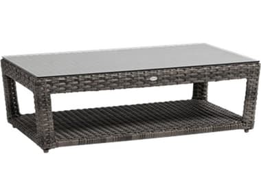 Ratana 52 Aluminum Rectangular Coffee Table RANFN45004FOGT