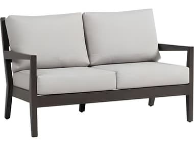 Ratana Lucia Silver Ash Grey Aluminum Cushion Loveseat RANFN54402ASG