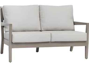 Ratana Lucia Silver Pearl Aluminum Cushion Loveseat RANFN54402PRL