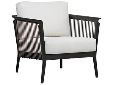 Ratana Copacabana Silver Black Aluminum Cushion Lounge Chair RANFN55001BRN