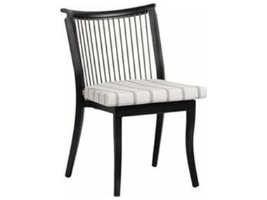 Ratana Copacabana Silver Black Aluminum Cushion Dining Chair RANFN55011BRN