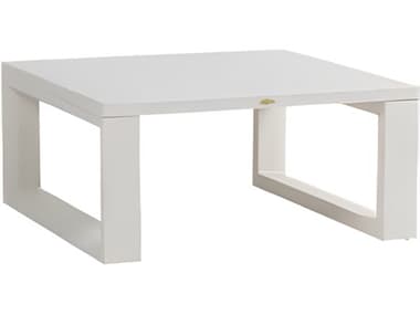 Ratana Elements Silver Talc White Aluminum Square Coffee Table RANFN57005TWH