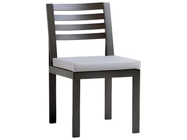 Ratana Elements Silver Ash Grey Aluminum Cushion Dining Chair RANFN57011ASG