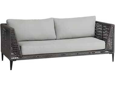 Ratana Genval Silver Black Aluminum Cushion Sofa RANFN57203GRY