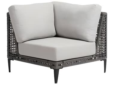 Ratana Genval Silver Black Aluminum Cushion Lounge Chair RANFN57253GRYN