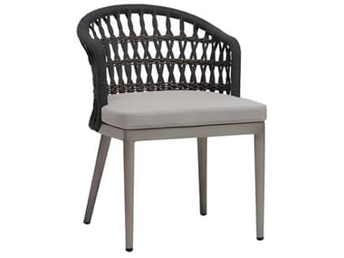 Ratana Coconut Grove Silver Pearl Aluminum Cushion Dining Chair RANFN60112LPR