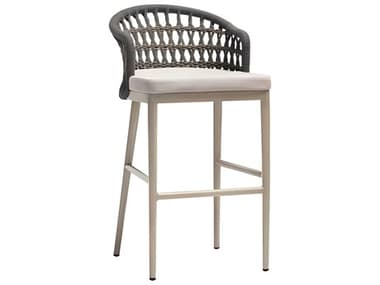 Ratana Coconut Grove Silver Pearl Aluminum Cushion Bar Stool RANFN60141LPR