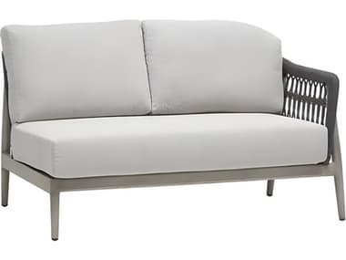 Ratana Coconut Grove Silver Pearl Aluminum Cushion Loveseat RANFN60152LPRR